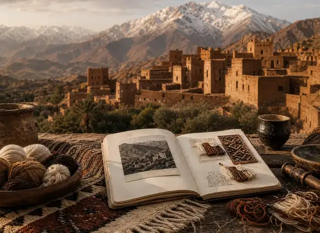 Carnet TAZZRA sur artisanat marocain et savoir-faire