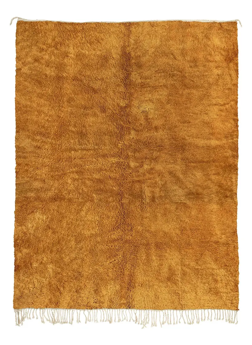 Amalu Safran II - handgefertigter marokkanischer Teppich TAZZRA Marrakesch Amalu Safran II - handgefertigter marokkanischer Teppich TAZZRA Marrakesch