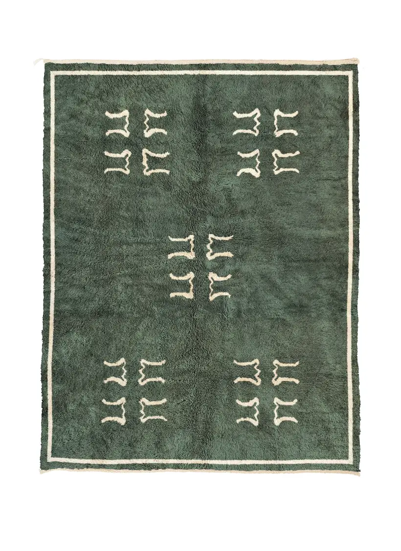Itri Amlal - handgefertigter marokkanischer Teppich TAZZRA Marrakesch Itri Amlal - handgefertigter marokkanischer Teppich TAZZRA Marrakesch
