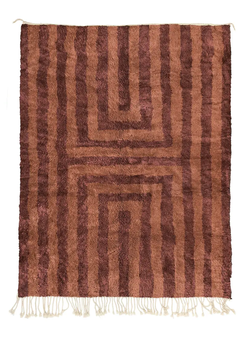 Ziri Henna - handgefertigter marokkanischer Teppich TAZZRA Marrakesch Ziri Henna - handgefertigter marokkanischer Teppich TAZZRA Marrakesch
