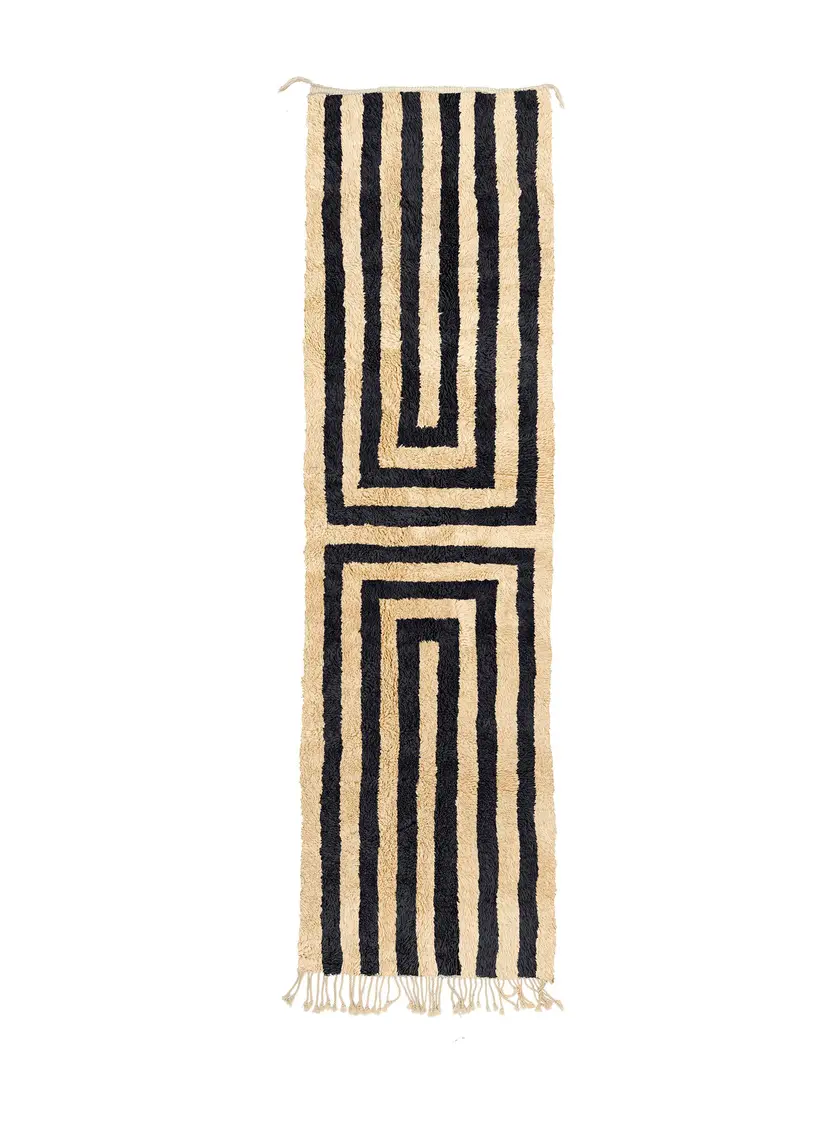 Izil Amlal Runner - handgefertigter marokkanischer Teppich TAZZRA Marrakesch Izil Amlal Runner - handgefertigter marokkanischer Teppich TAZZRA Marrakesch