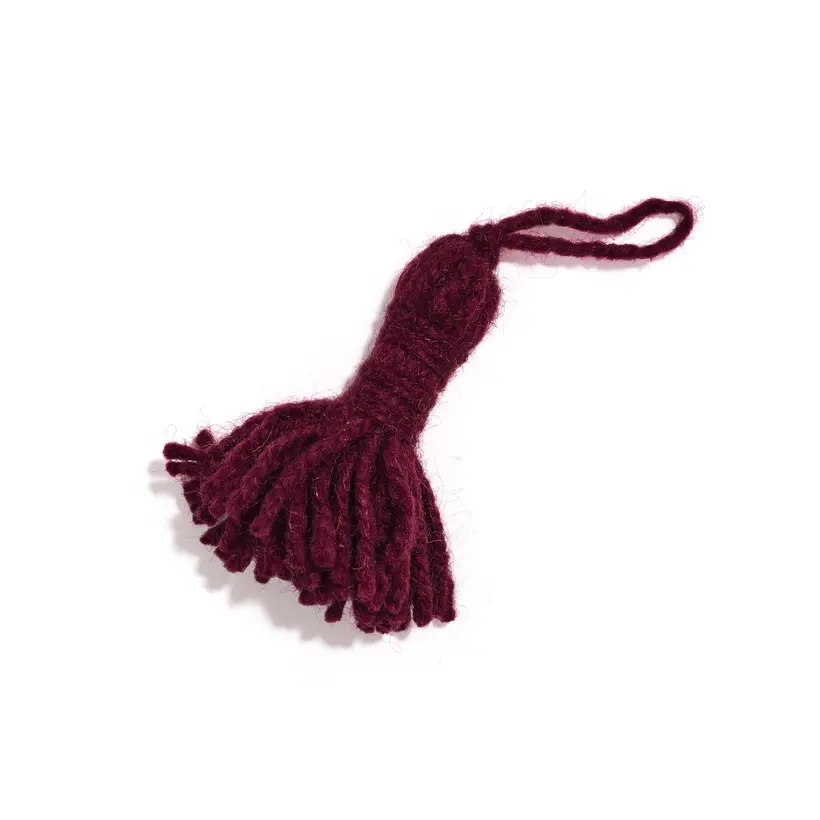 Azul Henna Pompon - handgefertigter marokkanischer Teppich TAZZRA Marrakesch Azul Henna Pompon - handgefertigter marokkanischer Teppich TAZZRA Marrakesch