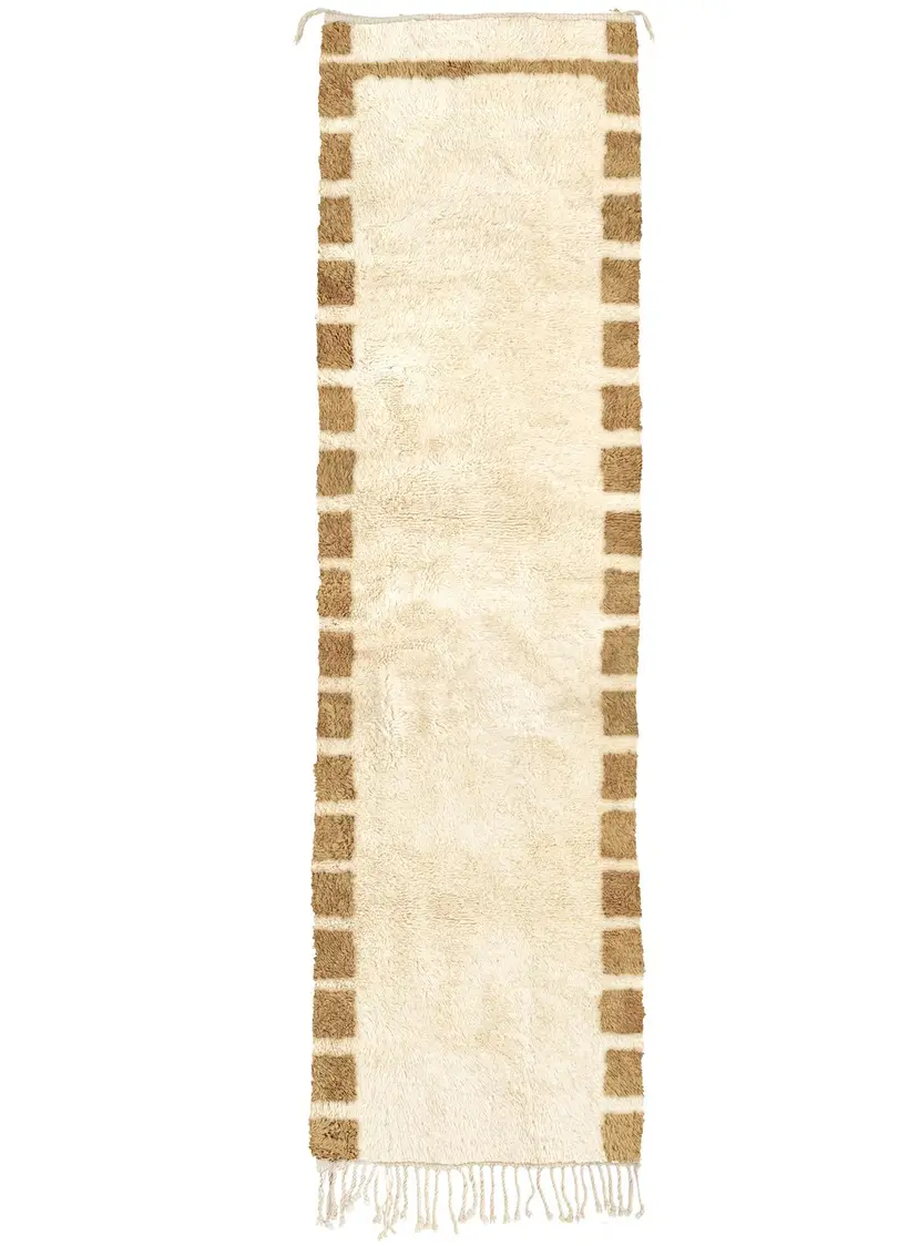 Ziri Rimal Runner - handgefertigter marokkanischer Teppich TAZZRA Marrakesch Ziri Rimal Runner - handgefertigter marokkanischer Teppich TAZZRA Marrakesch