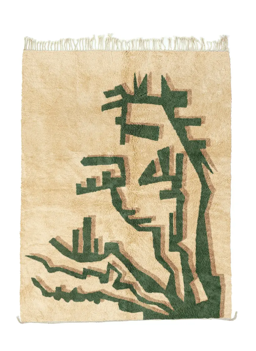 Amlal Atlas IV - handgefertigter marokkanischer Teppich TAZZRA Marrakesch Amlal Atlas IV - handgefertigter marokkanischer Teppich TAZZRA Marrakesch