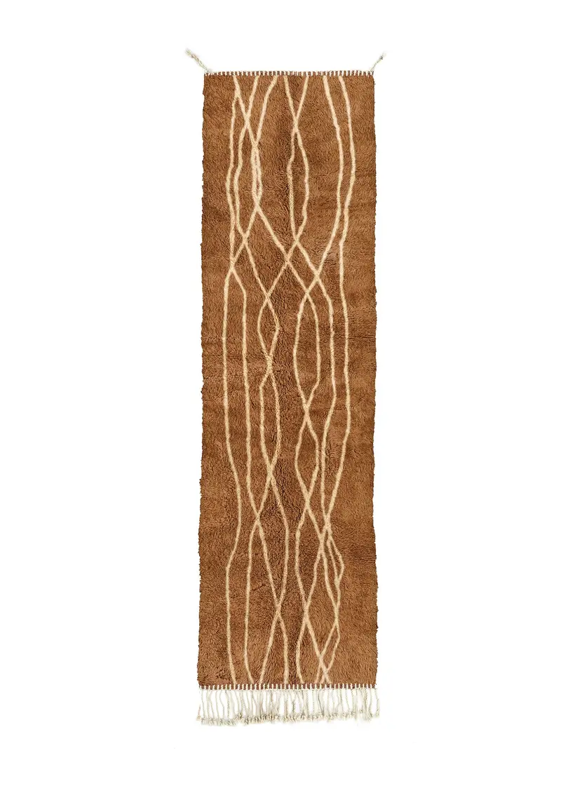 Izil Argane Runner - handgefertigter marokkanischer Teppich TAZZRA Marrakesch Izil Argane Runner - handgefertigter marokkanischer Teppich TAZZRA Marrakesch
