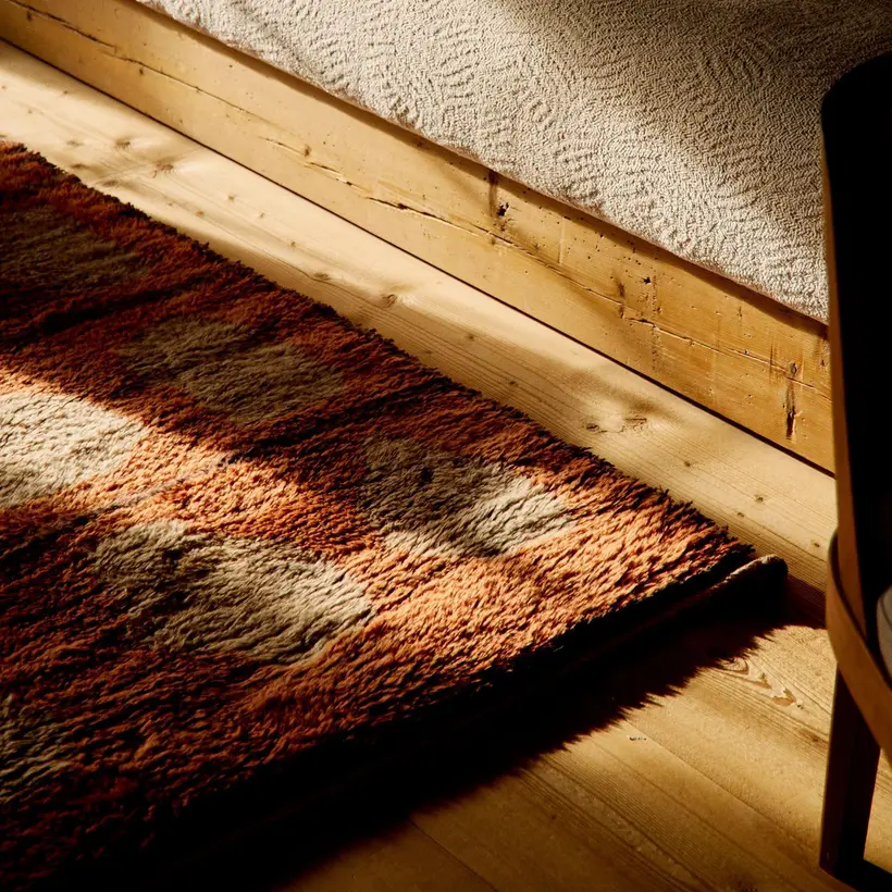 Formation Terracotta Chocolate Brown Taupe - handmade Moroccan rug by TAZZRA Marrakech