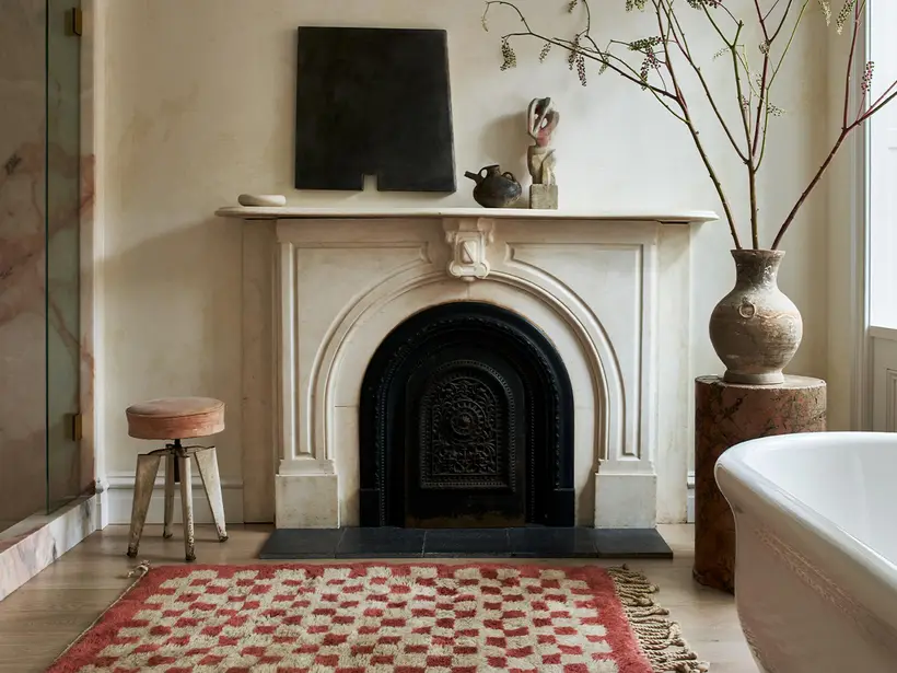 Gambit Runner Sienna Taupe - handmade Moroccan rug by TAZZRA Marrakech Gambit Runner Sienna Taupe - handmade Moroccan rug by TAZZRA Marrakech