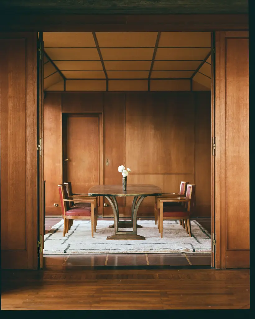Leopold Natural Wool Patinated - handgefertigter marokkanischer Teppich TAZZRA Marrakesch