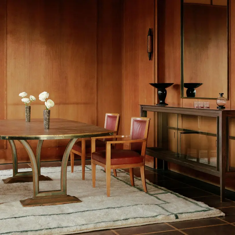 Leopold Natural Wool Patinated - handgefertigter marokkanischer Teppich TAZZRA Marrakesch