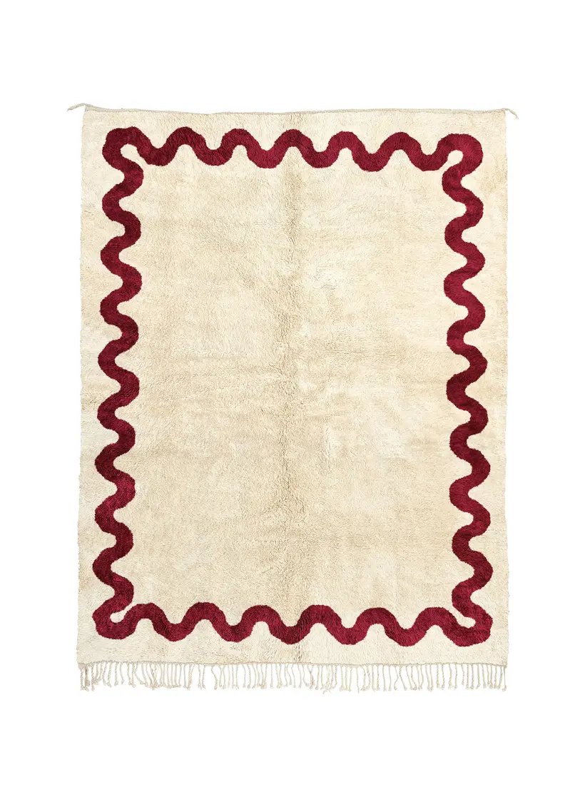 Tala Qamar - handgefertigter marokkanischer Teppich TAZZRA Marrakesch Tala Qamar - handgefertigter marokkanischer Teppich TAZZRA Marrakesch