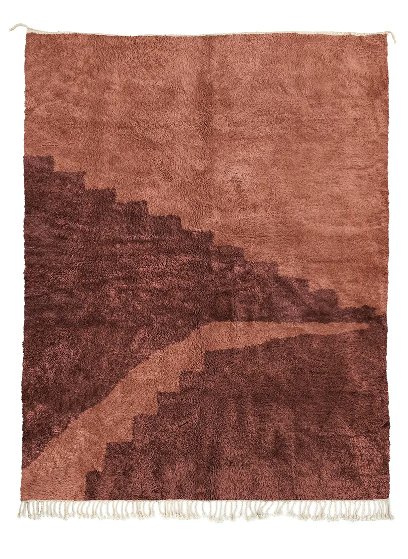 Amlal Henna - handgefertigter marokkanischer Teppich TAZZRA Marrakesch Amlal Henna - handgefertigter marokkanischer Teppich TAZZRA Marrakesch