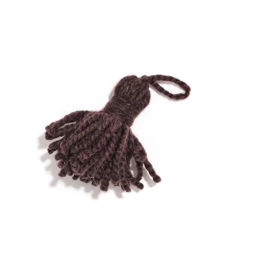 Azul Tafilalet Pompon - handgefertigter marokkanischer Teppich TAZZRA Marrakesch Azul Tafilalet Pompon - handgefertigter marokkanischer Teppich TAZZRA Marrakesch