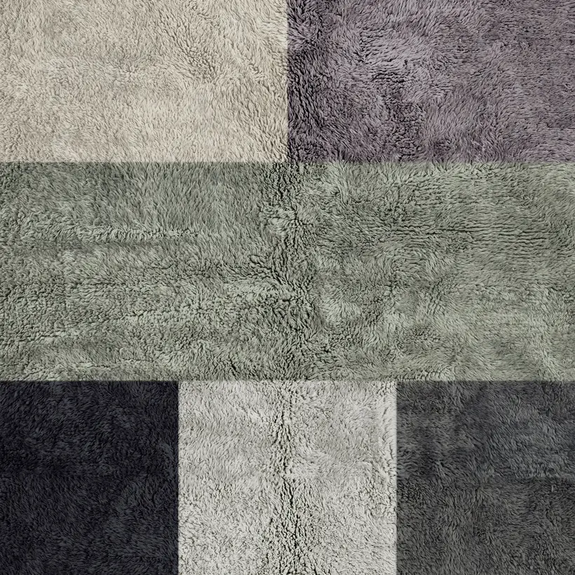 Amalu Onyx Pompon - handgefertigter marokkanischer Teppich TAZZRA Marrakesch Amalu Onyx Pompon - handgefertigter marokkanischer Teppich TAZZRA Marrakesch
