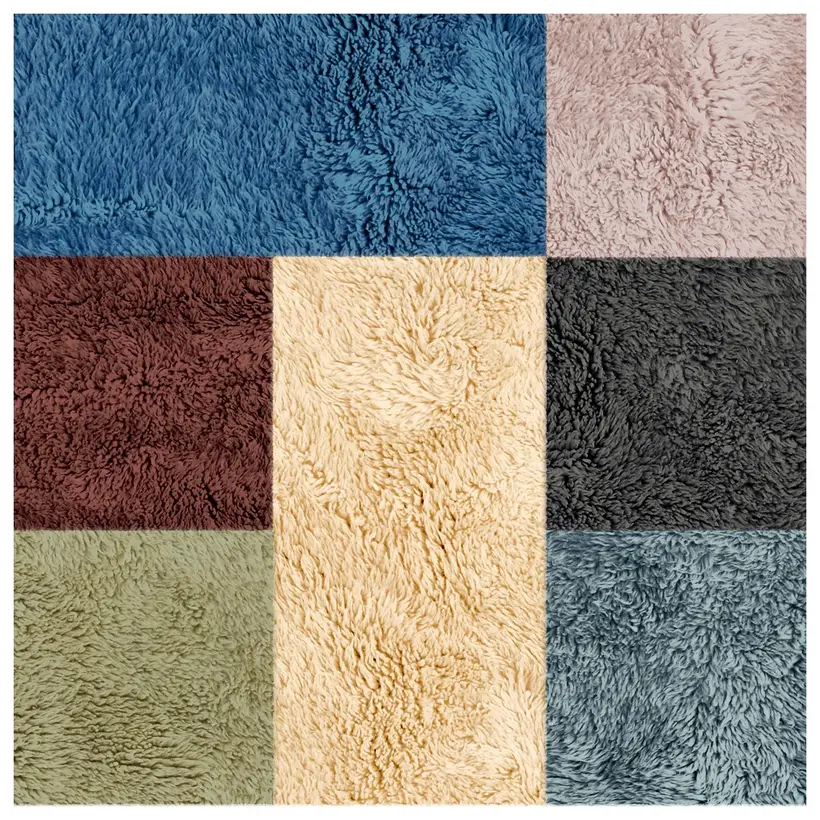 Tiziri Tafilalet Pompon - handgefertigter marokkanischer Teppich TAZZRA Marrakesch Tiziri Tafilalet Pompon - handgefertigter marokkanischer Teppich TAZZRA Marrakesch