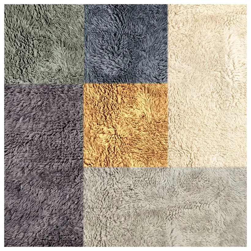 Illi Menara Pompon - handgefertigter marokkanischer Teppich TAZZRA Marrakesch Illi Menara Pompon - handgefertigter marokkanischer Teppich TAZZRA Marrakesch