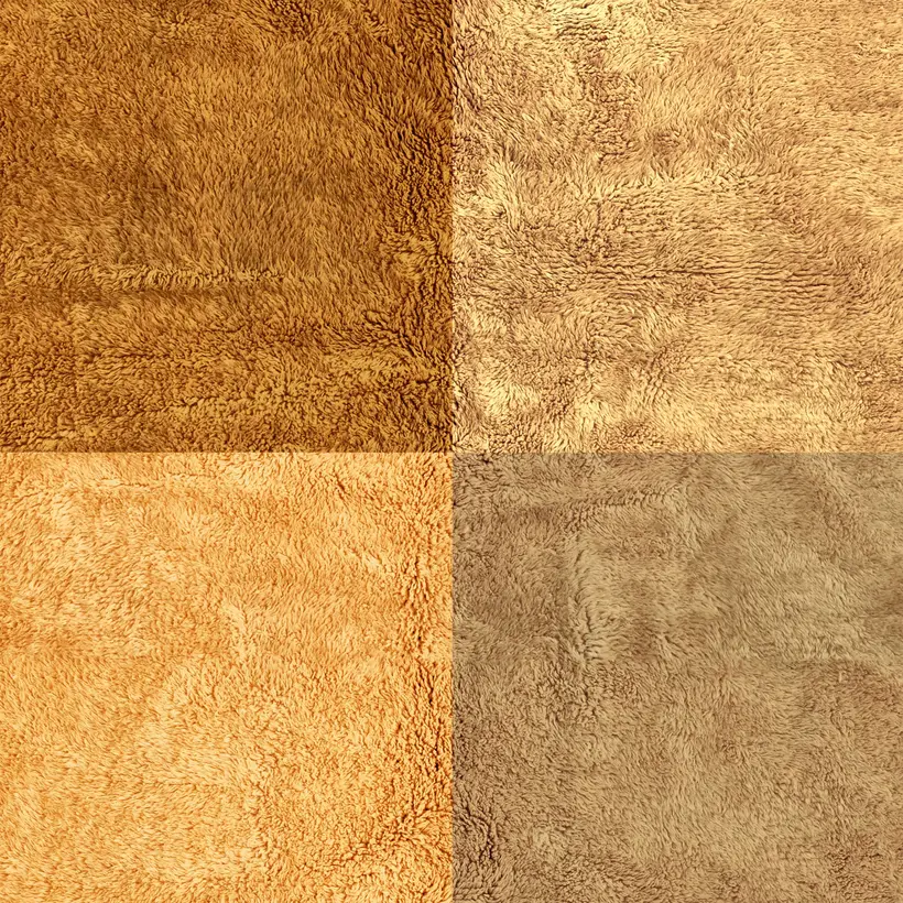 Tayri Safran Pompon - handgefertigter marokkanischer Teppich TAZZRA Marrakesch Tayri Safran Pompon - handgefertigter marokkanischer Teppich TAZZRA Marrakesch