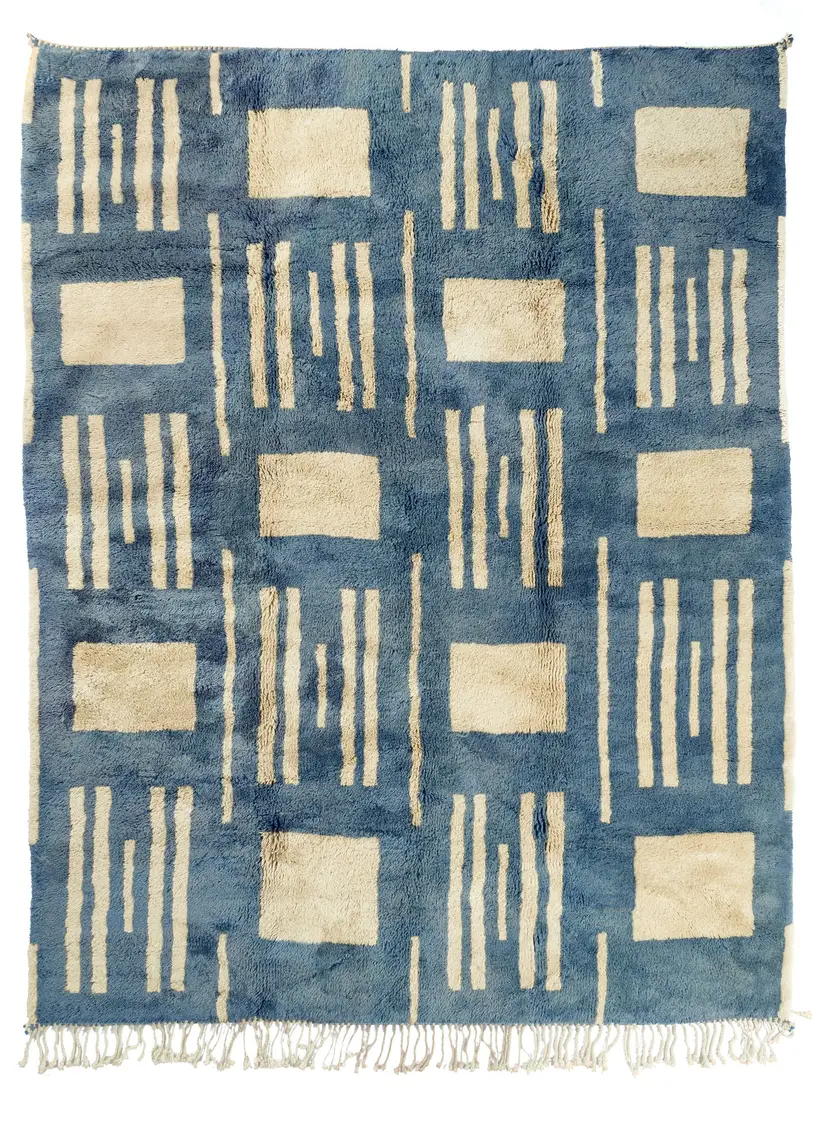 Izil Sahara - handgefertigter marokkanischer Teppich TAZZRA Marrakesch Izil Sahara - handgefertigter marokkanischer Teppich TAZZRA Marrakesch