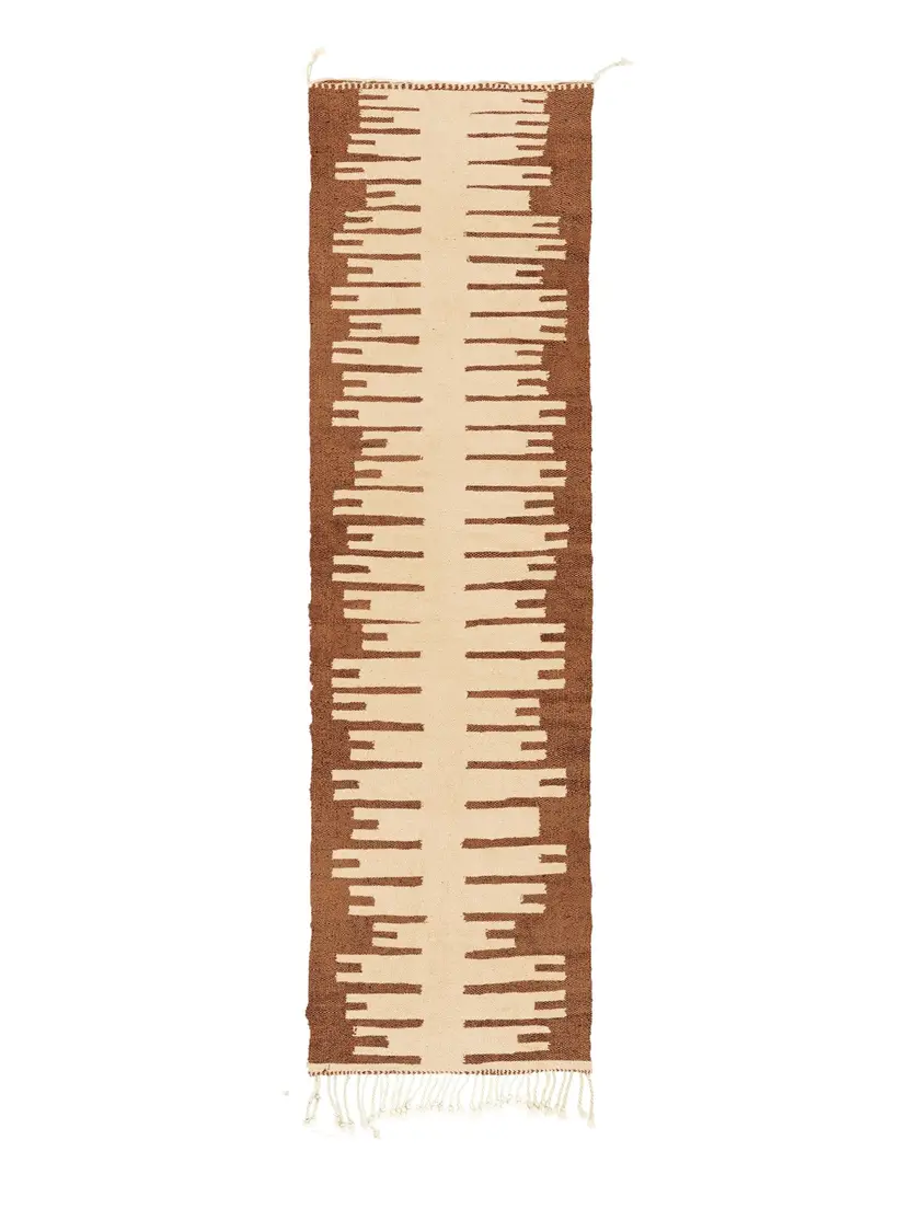 Dihya Argane Runner III - handgefertigter marokkanischer Teppich TAZZRA Marrakesch Dihya Argane Runner III - handgefertigter marokkanischer Teppich TAZZRA Marrakesch