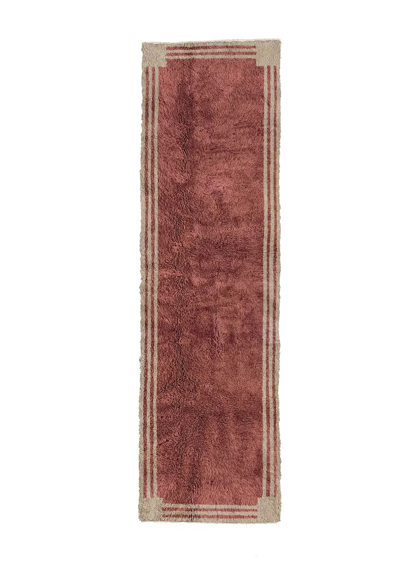 Tanirt Henna Runner II - handgefertigter marokkanischer Teppich TAZZRA Marrakesch Tanirt Henna Runner II - handgefertigter marokkanischer Teppich TAZZRA Marrakesch