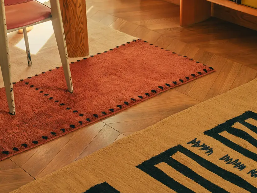 STA-0203 - tapis marocain fait main TAZZRA Marrakech