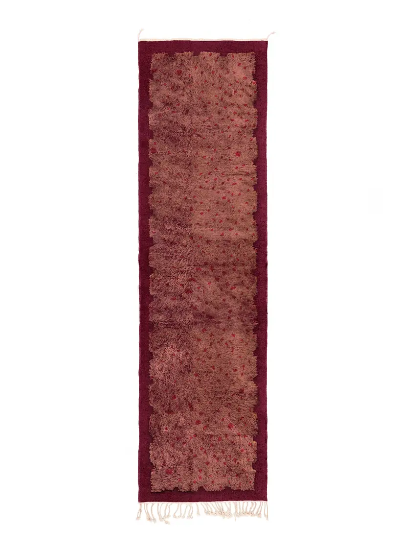 Yuba Qamar Runner - handgefertigter marokkanischer Teppich TAZZRA Marrakesch Yuba Qamar Runner - handgefertigter marokkanischer Teppich TAZZRA Marrakesch