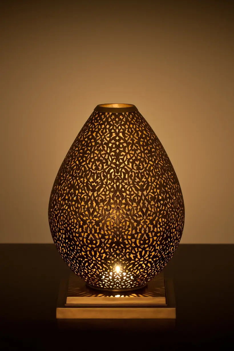 Candleholder Amphora Floral - marokkanisches Kunsthandwerk TAZZRA Marrakesch Candleholder Amphora Floral - marokkanisches Kunsthandwerk TAZZRA Marrakesch