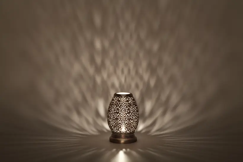 Candleholder Mini Amphora Floral - marokkanisches Kunsthandwerk TAZZRA Marrakesch Candleholder Mini Amphora Floral - marokkanisches Kunsthandwerk TAZZRA Marrakesch