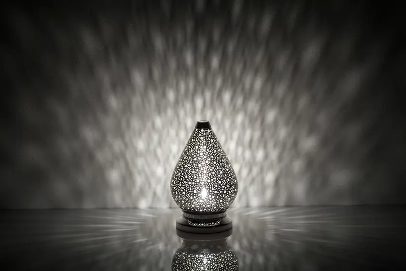 Candleholder Mini Lotus Liquid Light - artisanat marocain TAZZRA Marrakech Candleholder Mini Lotus Liquid Light - artisanat marocain TAZZRA Marrakech