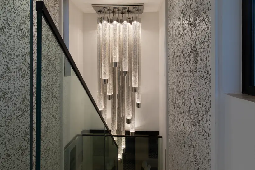 Chandelier 13 Cylinders Liquid Light - artisanat marocain TAZZRA Marrakech Chandelier 13 Cylinders Liquid Light - artisanat marocain TAZZRA Marrakech