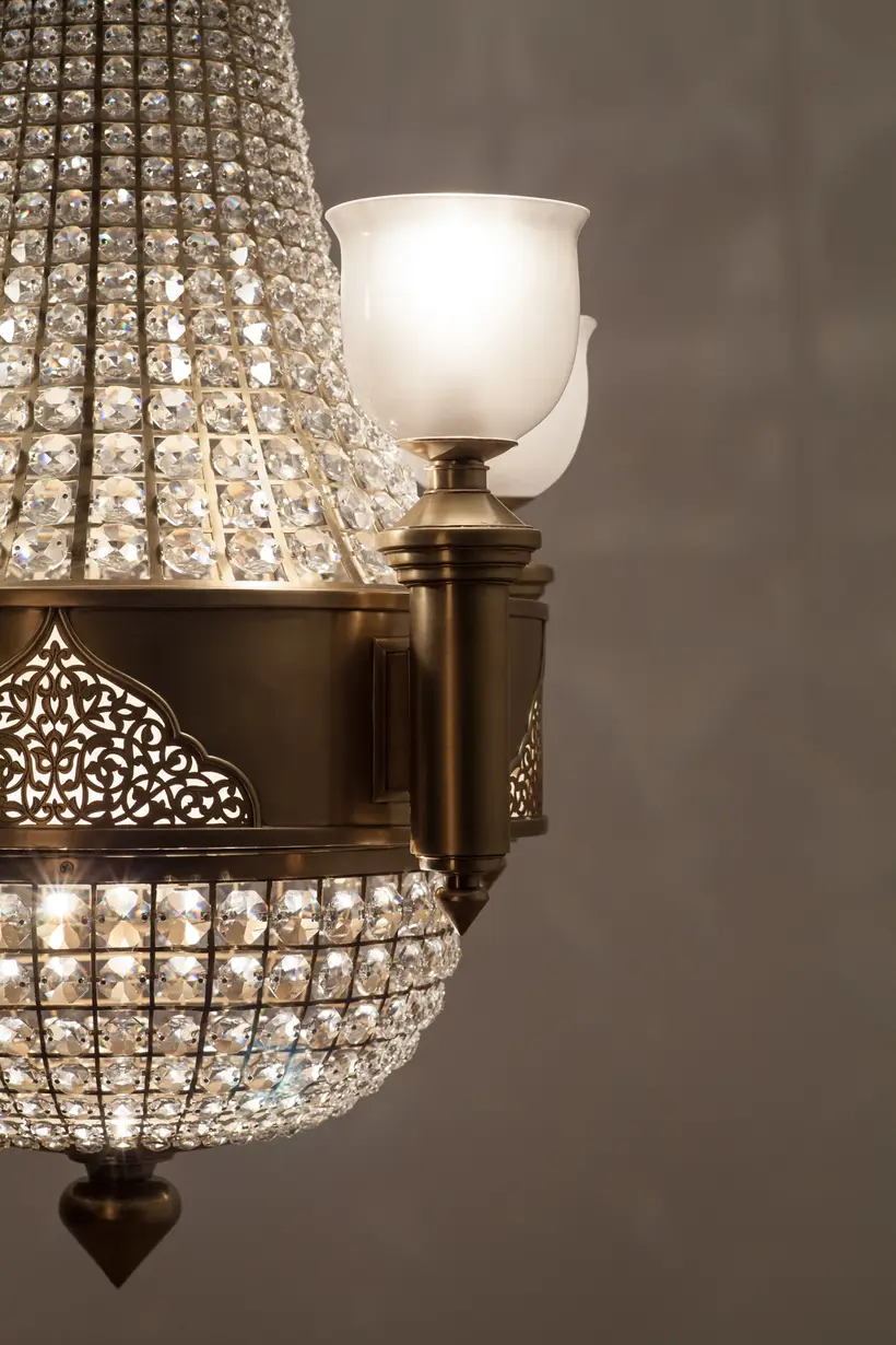 Chandelier Medina Lamp Crystal - artisanat marocain TAZZRA Marrakech Chandelier Medina Lamp Crystal - artisanat marocain TAZZRA Marrakech