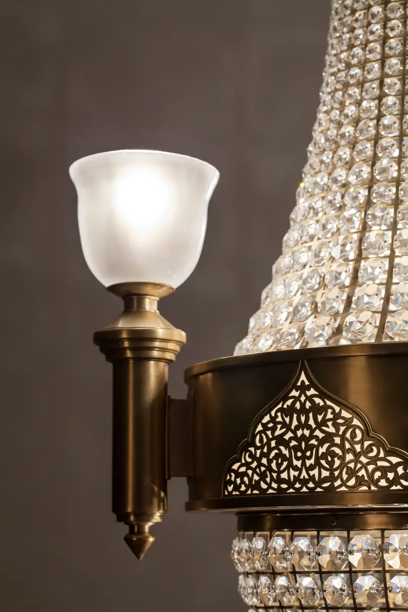 Chandelier Medina Lamp Crystal - artisanat marocain TAZZRA Marrakech Chandelier Medina Lamp Crystal - artisanat marocain TAZZRA Marrakech