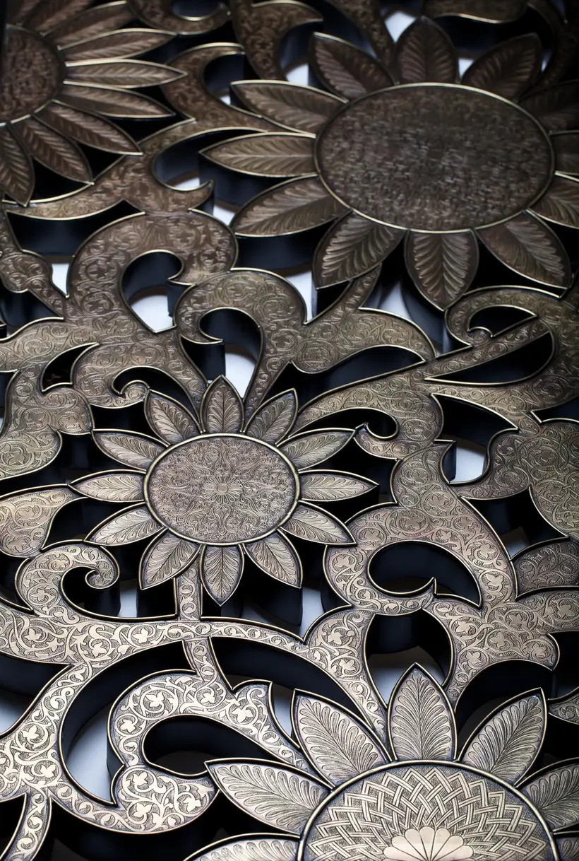 Decorative Wall Art N°12 - Moroccan artisan object by TAZZRA Marrakech Decorative Wall Art N°12 - Moroccan artisan object by TAZZRA Marrakech