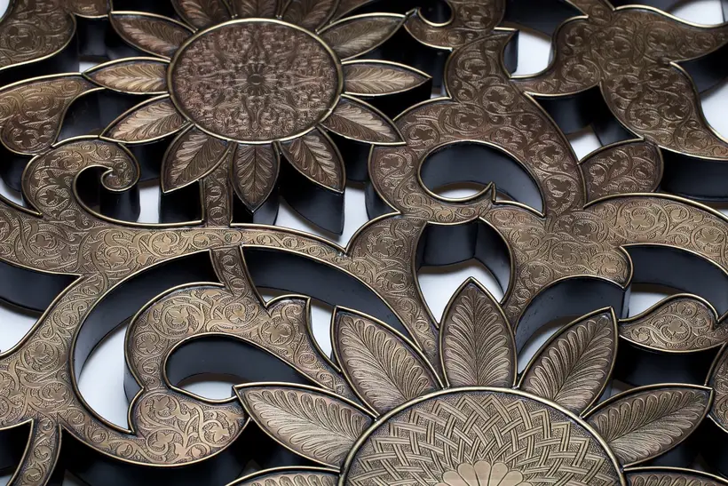 Decorative Wall Art N°12 - Moroccan artisan object by TAZZRA Marrakech Decorative Wall Art N°12 - Moroccan artisan object by TAZZRA Marrakech