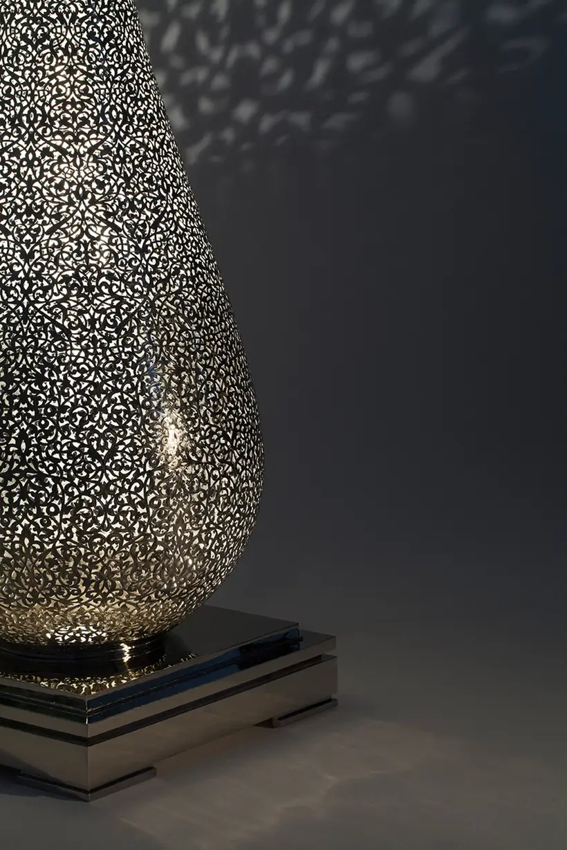 Floor Lamp High Flame Floral - artesanía marroquí TAZZRA Marrakech Floor Lamp High Flame Floral - artesanía marroquí TAZZRA Marrakech