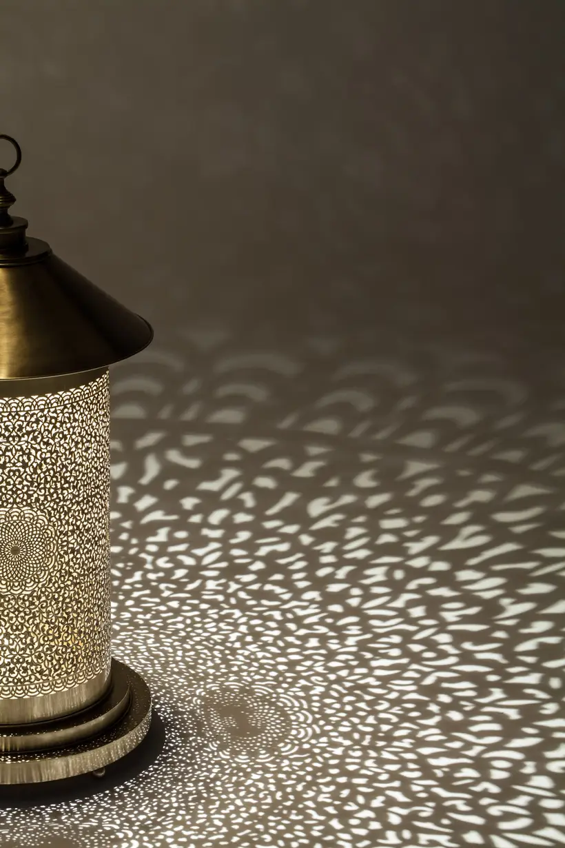 Floor Lamp Round Oriental Floral - Moroccan artisan object by TAZZRA Marrakech Floor Lamp Round Oriental Floral - Moroccan artisan object by TAZZRA Marrakech