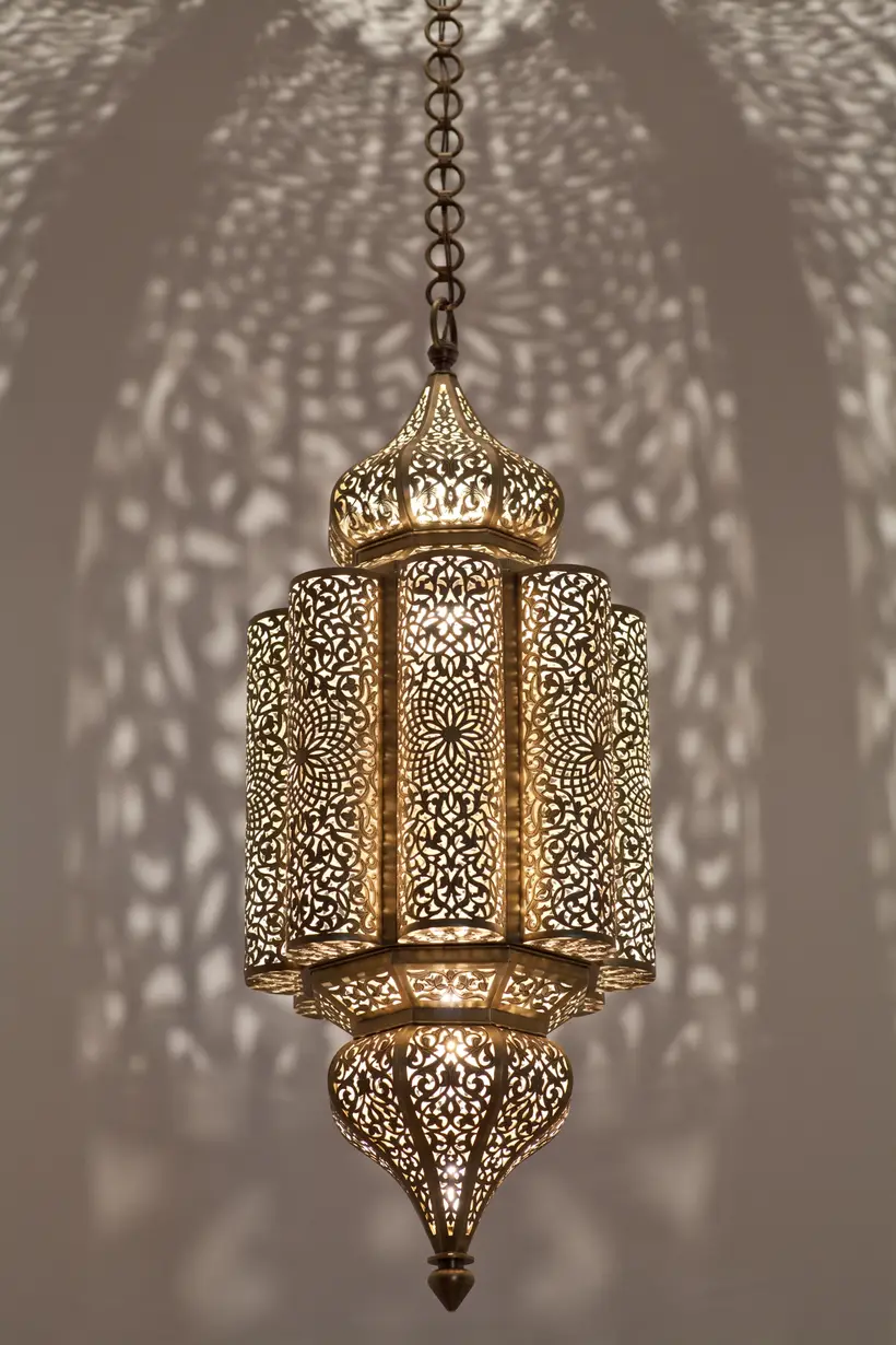 Pendant Andalous Floral - marokkanisches Kunsthandwerk TAZZRA Marrakesch