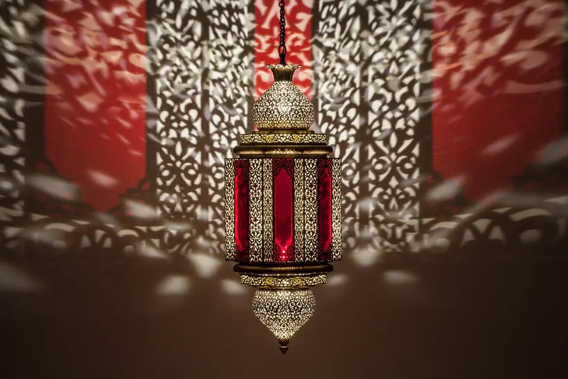 Pendant Stained Glass Moorish Floral - artisanat marocain TAZZRA Marrakech Pendant Stained Glass Moorish Floral - artisanat marocain TAZZRA Marrakech
