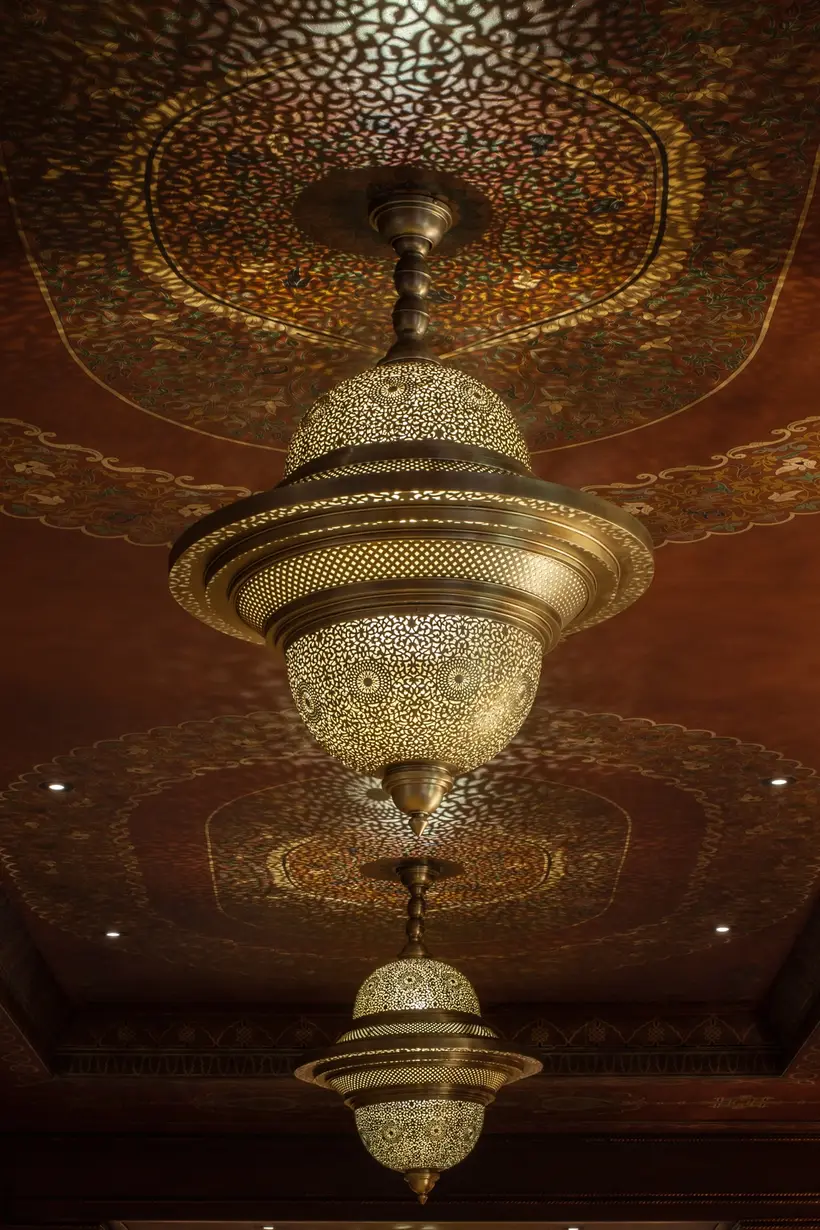 Pendant Twin Dome Floral - artisanat marocain TAZZRA Marrakech Pendant Twin Dome Floral - artisanat marocain TAZZRA Marrakech