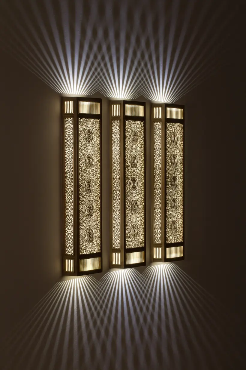 Wall Light Rectangular Box Floral - marokkanisches Kunsthandwerk TAZZRA Marrakesch Wall Light Rectangular Box Floral - marokkanisches Kunsthandwerk TAZZRA Marrakesch