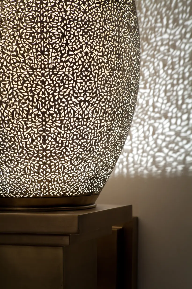 Wall Light Seated Flame Floral - artesanía marroquí TAZZRA Marrakech