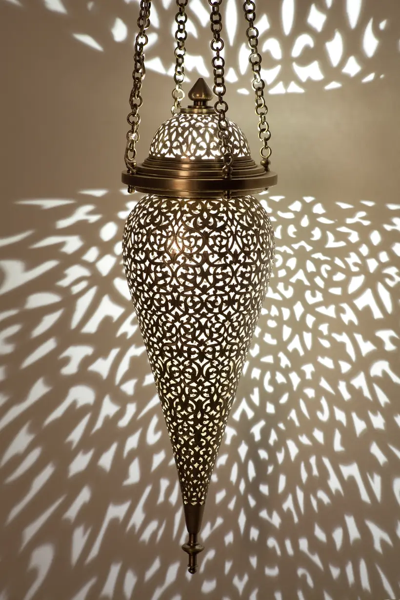 Wall Light Tear Drop Floral - artisanat marocain TAZZRA Marrakech