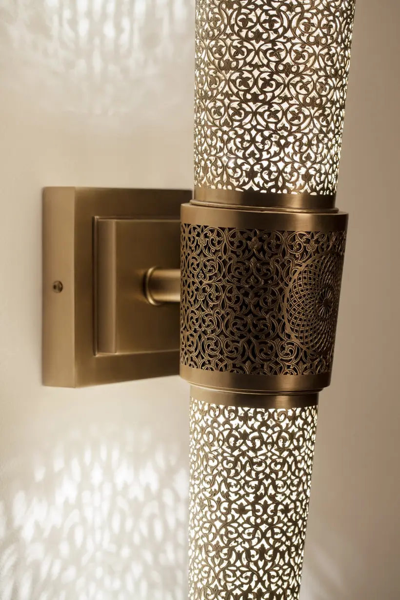 Wall Light Torch Floral - artisanat marocain TAZZRA Marrakech Wall Light Torch Floral - artisanat marocain TAZZRA Marrakech